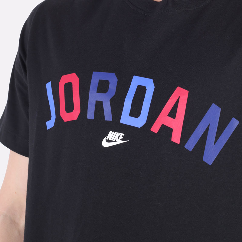 мужская черная футболка Jordan Sport DNA Wordmark T-Shirt DH8978-010 - цена, описание, фото 2